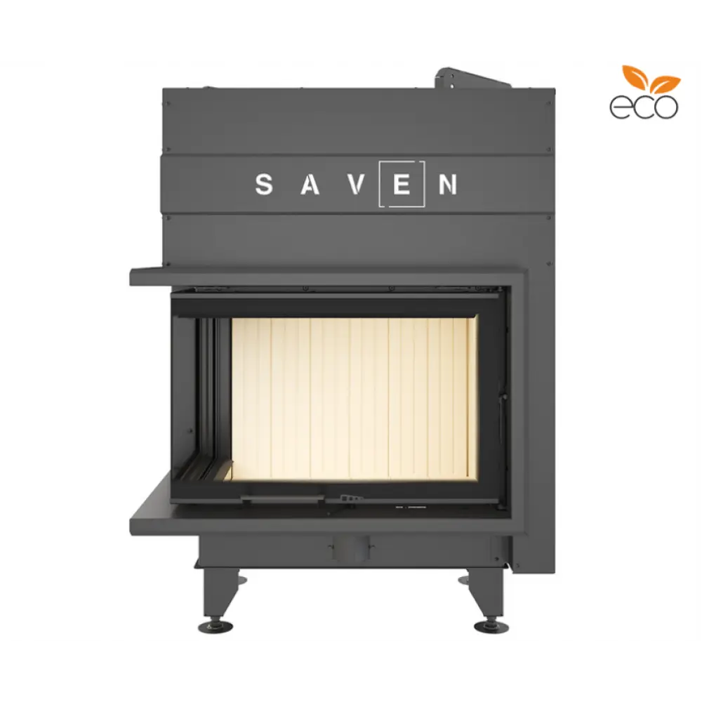 Каминная топка угловая SAVEN Energy Up 85х50х47L (17,0 kW) ECO