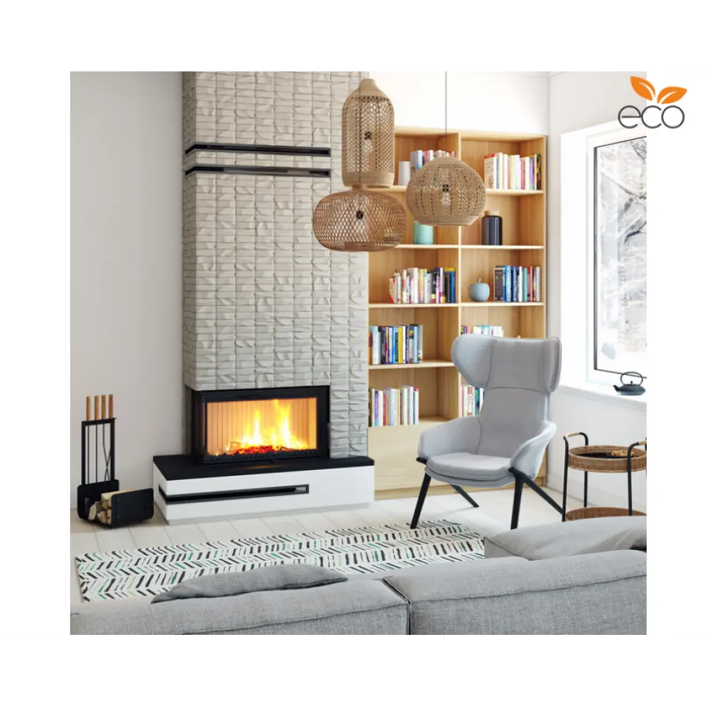 Каминная топка угловая SAVEN Energy 85х50х47R (17,0 kW) ECO