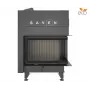 Камінна топка кутова SAVEN Energy Up 85х50х47R Black (17,0 kW) ECO