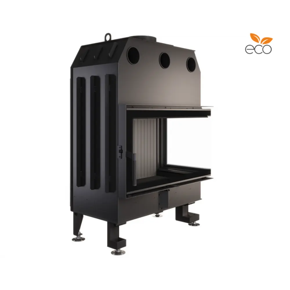 Каминная топка угловая SAVEN Energy 85х50х47R Black (17,0 kW) ECO