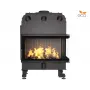 Каминная топка угловая SAVEN Energy 85х50х47R Black (17,0 kW) ECO