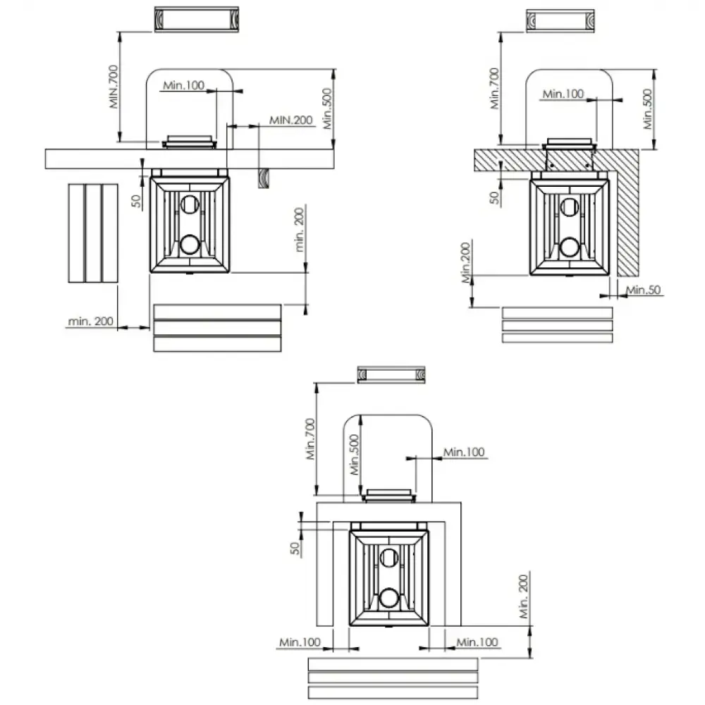 Дров'яна піч для лазні та сауни Tulikivi KINOS 20 S4 (без порталу)