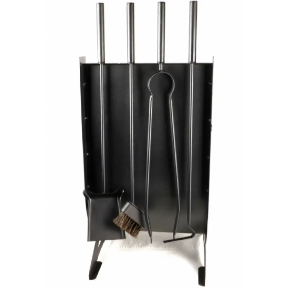 Набор для камина с корзиной для дров Ferrum Перун + сумка из брезента