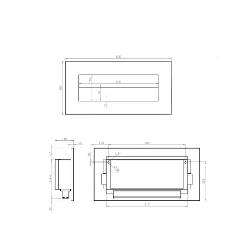 Биокамин Hitze SWING