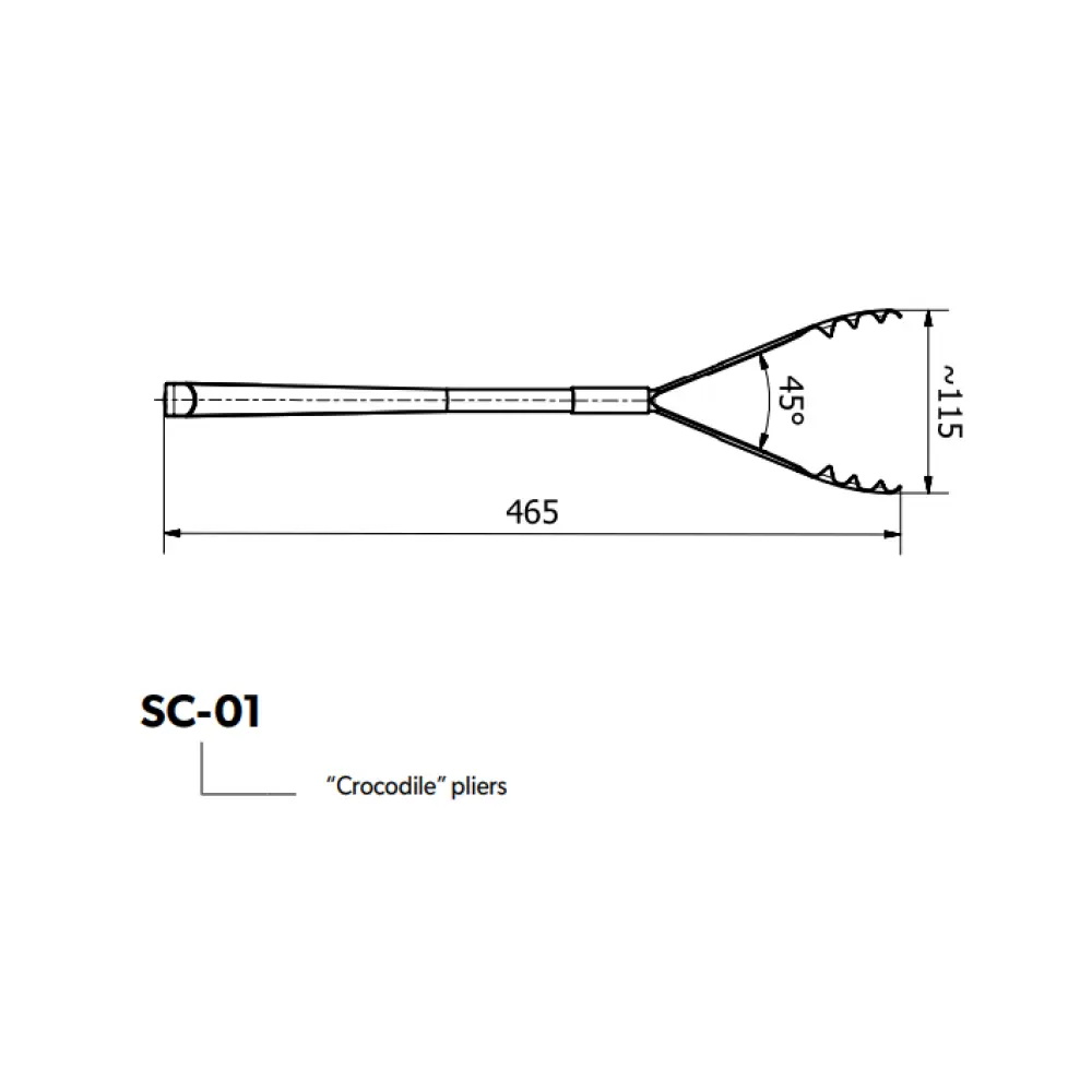 Каминные щипцы DARCO SC-01