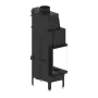 КАМІННА ТОПКА З ВОДЯНИМ КОНТУРОМ HITZE ALBERO AQUASYSTEM ALAQS68X53.L