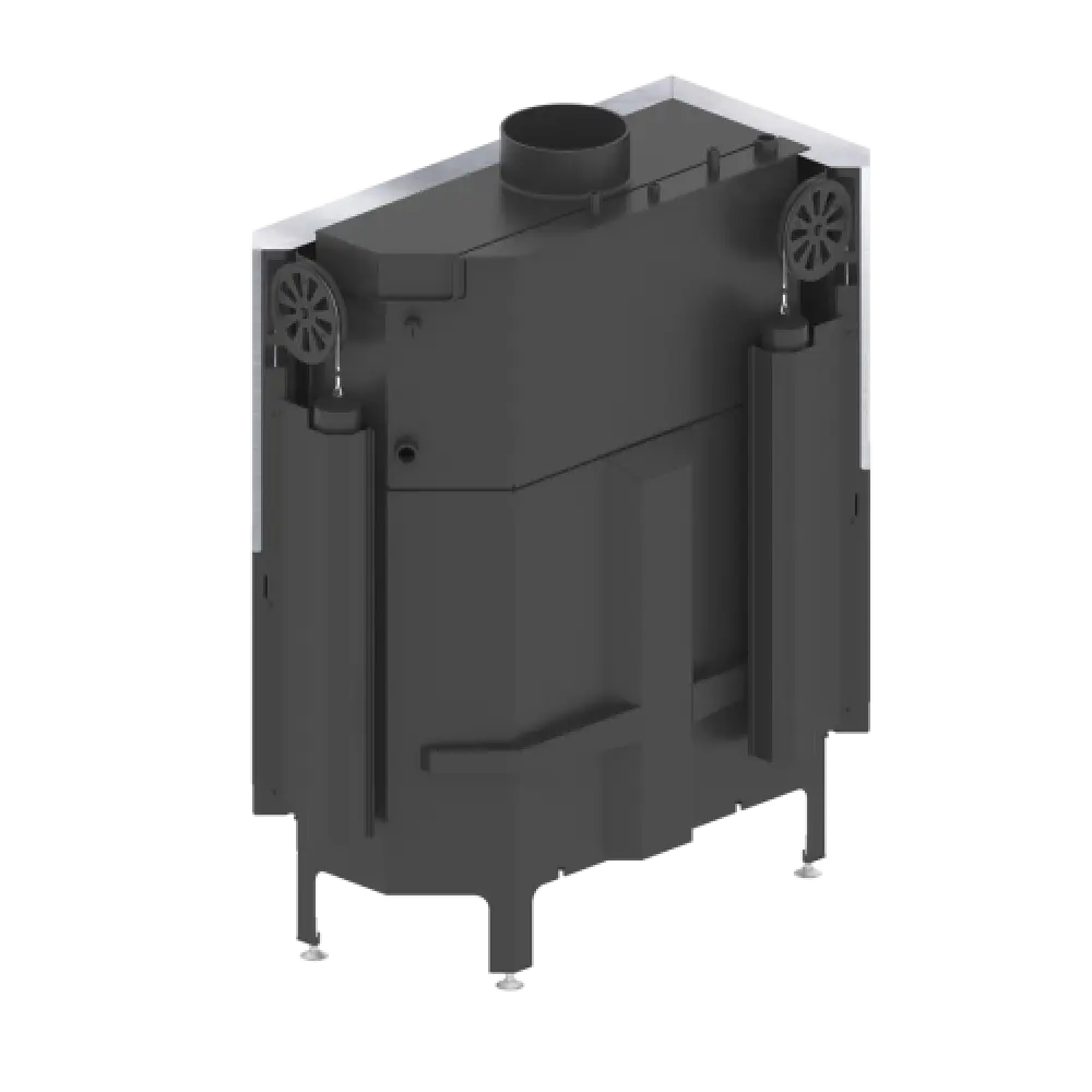 Камінна топка кутова з водяним контуром HITZE ALBERO AQUASYSTEM ALAQS90X41.LG-D