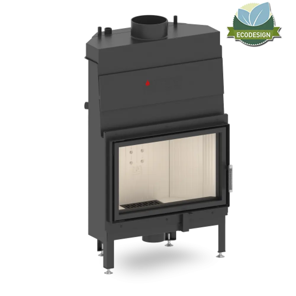 КАМІННА ТОПКА З ВОДЯНИМ КОНТУРОМ HITZE ALBERO AQUASYSTEM ALAQS68X43.S-D