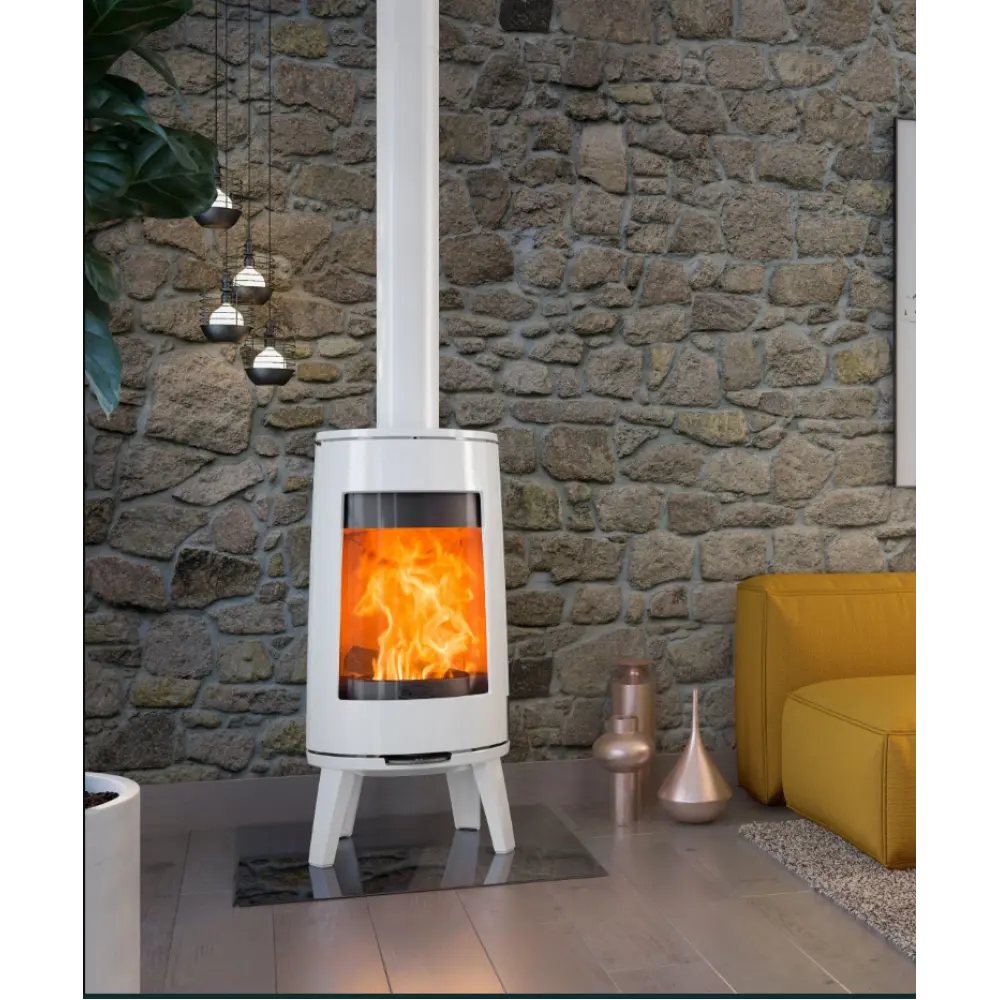 Чугунная печь-камин Dovre BOLD 300 white