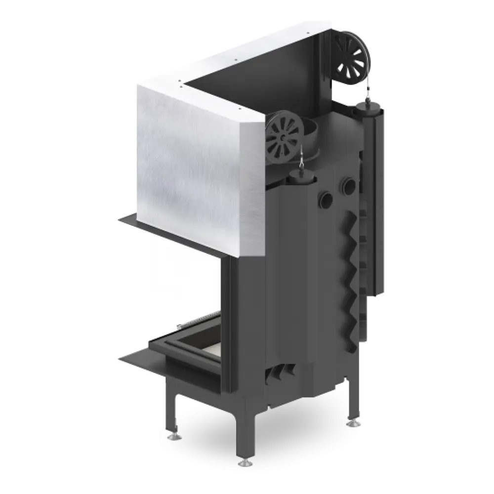 Каминная топка HITZE ALBERO AL14RG.H-D угловая