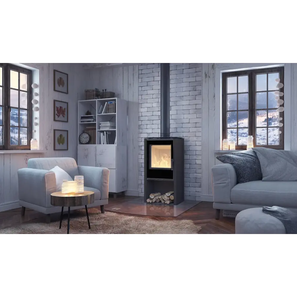 Сталева камін - піч Hitze LUPO S