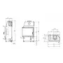 Каминная угловая топка Hoxter ECKA 60/35/50 SL/SR