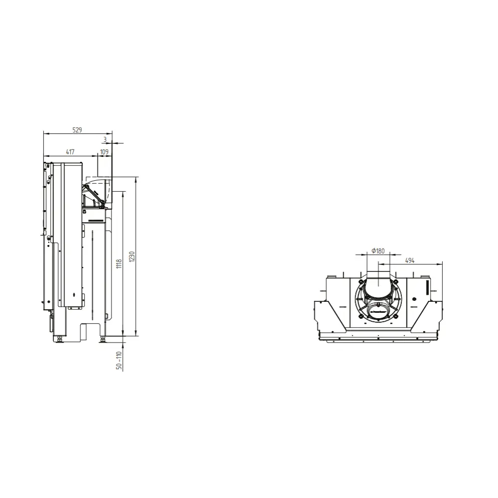 Камінна топка Hoxter HAKA 78/57 h