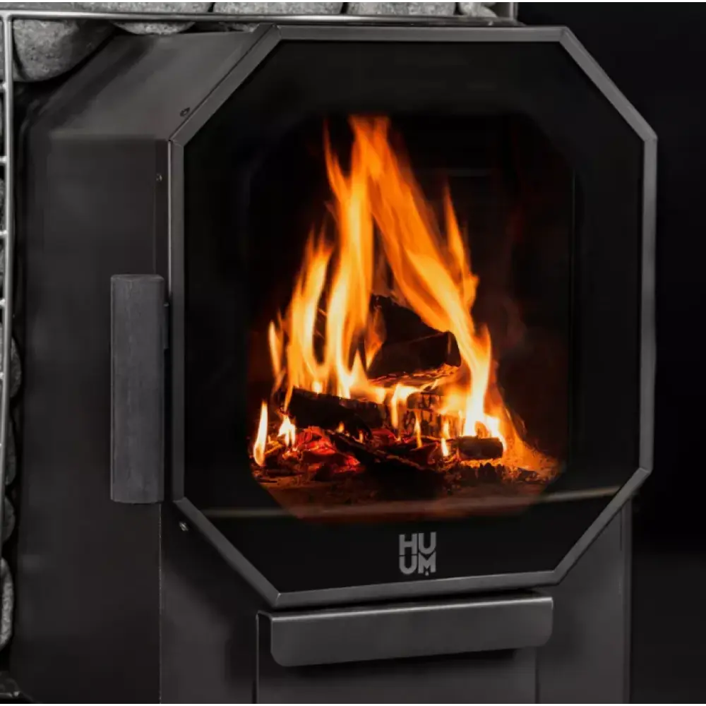 Дровяная печь для бани и сауны HUUM HIVE Flow 18