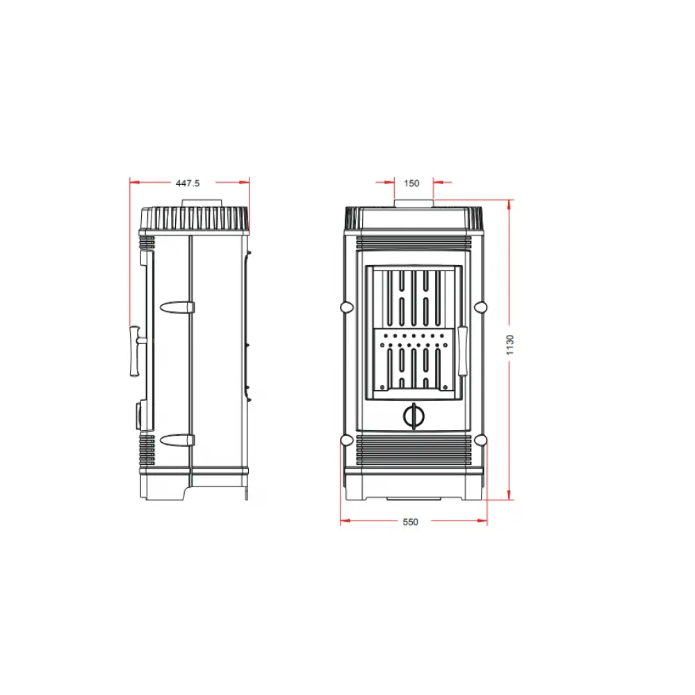 Печь-камин чугунный GOMONT Invicta