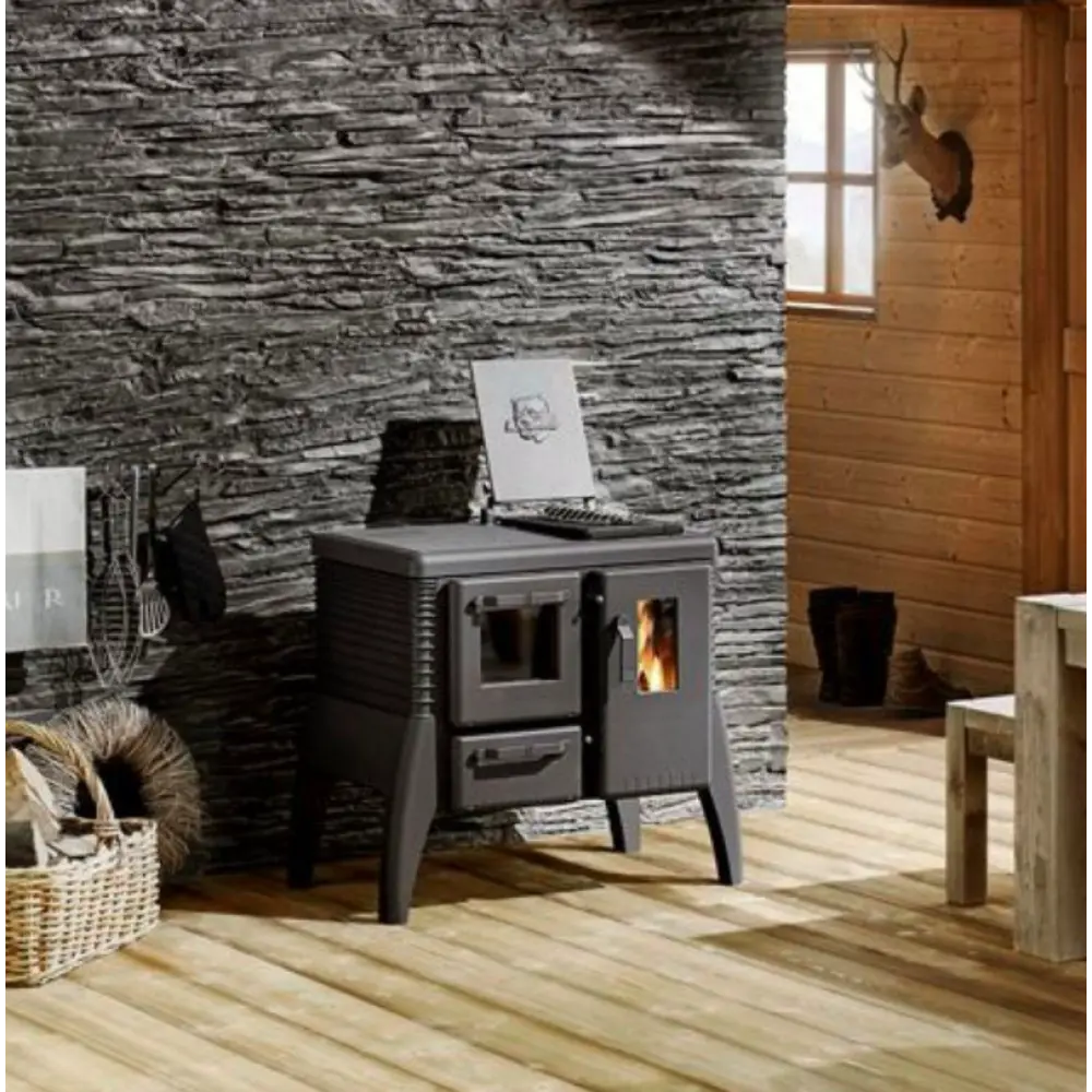 Чугунная печь-кухня BRUNNER Iron dog 06