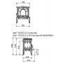 Чугунная печь-камин Jotul F 100 ECO.2 LL SE IVE