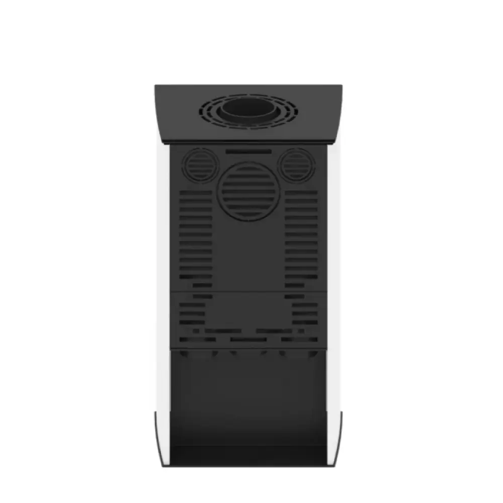 Сталева камін - піч Hitze LUPO S White