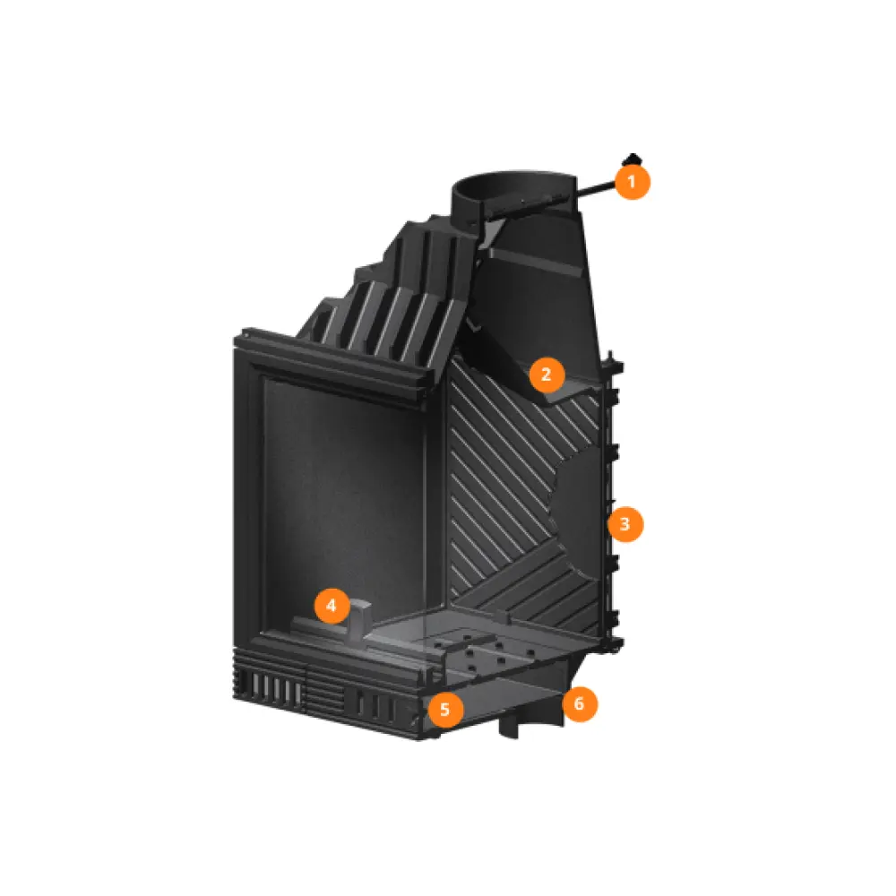 Камінна топка Kawmet W2 (14,4 kW) чавунна