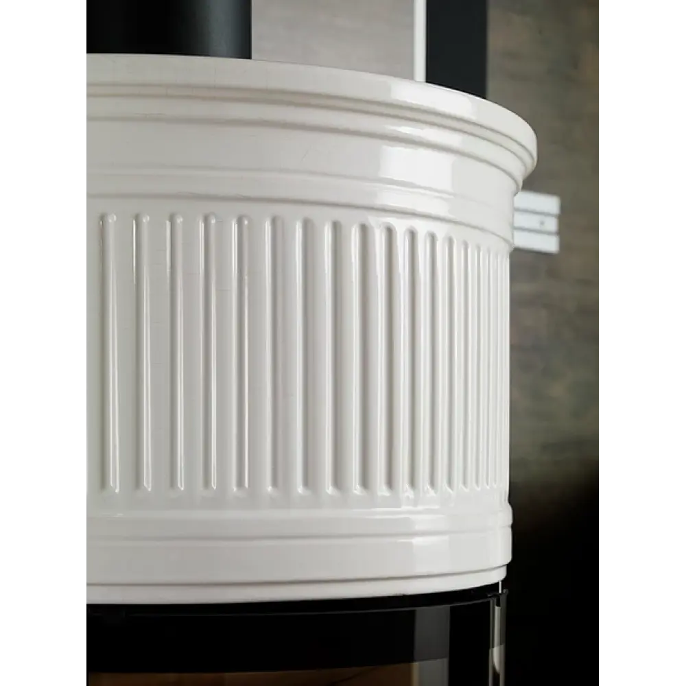 Дровяная кафельная печь-камин E929C Hermetic Piazzetta