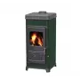 Чугунная печь-камин PLAMEN DORA 8 N зеленая