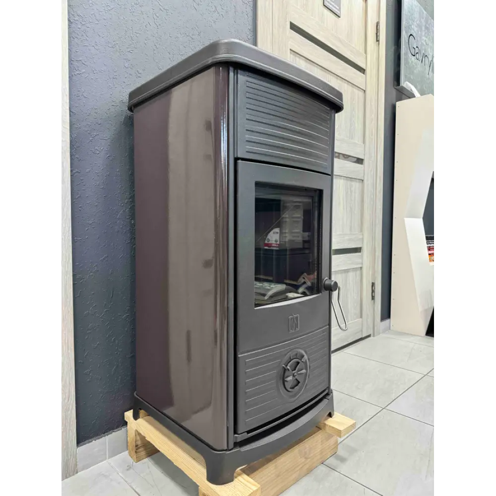 Чугунная печь-камин Plamen MAESTRAL N коричневая