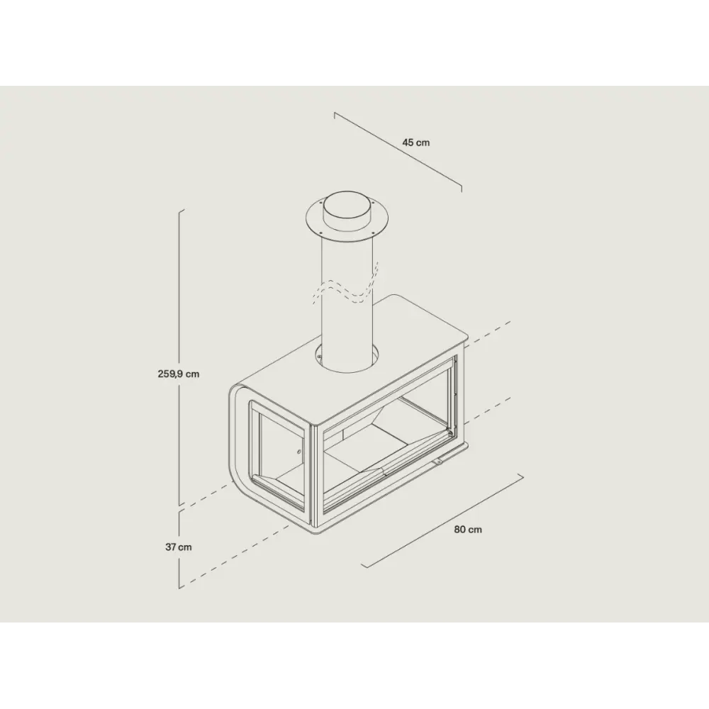 Дизайнерський камін Rocal City