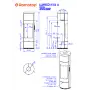 Каминная печь Romotop LUANCO N 01 AKUM керамика под аккумуляцию
