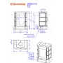 Керамическая каминная печь Romotop SIENA N 01