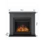 Камінокомплект TAGU FRODE PowerFlame 2 сірий