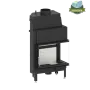 КАМИННАЯ ТОПКА С ВОДЯНЫМ КОНТУРОМ HITZE ALBERO AQUASYSTEM ALAQS68X53.R