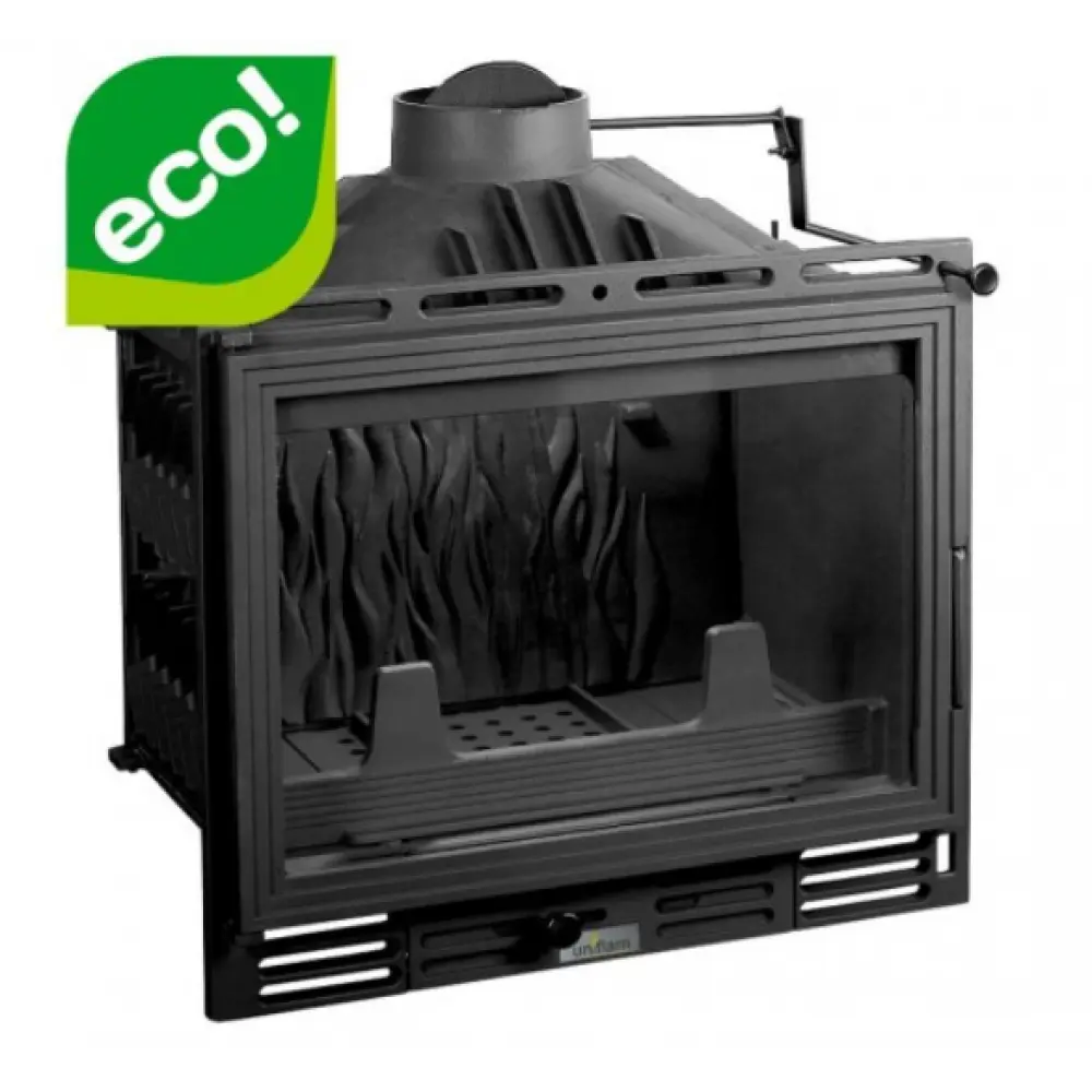 Каминная топка UNIFLAM 600 ECO с шибером чугунная
