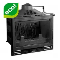Каминная топка UNIFLAM 600 ECO с шибером чугунная
