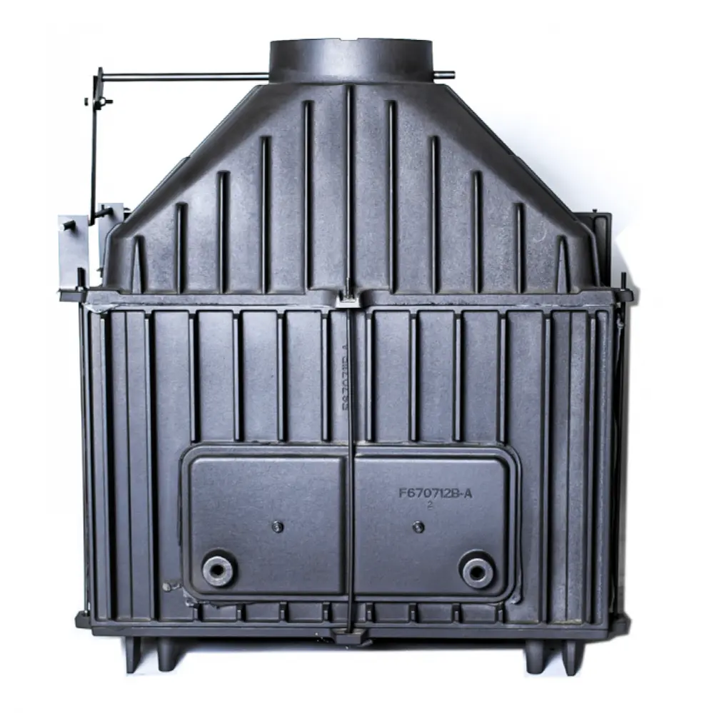 Каминная топка UNIFLAM 700 PLUS ECO с шибером чугунная